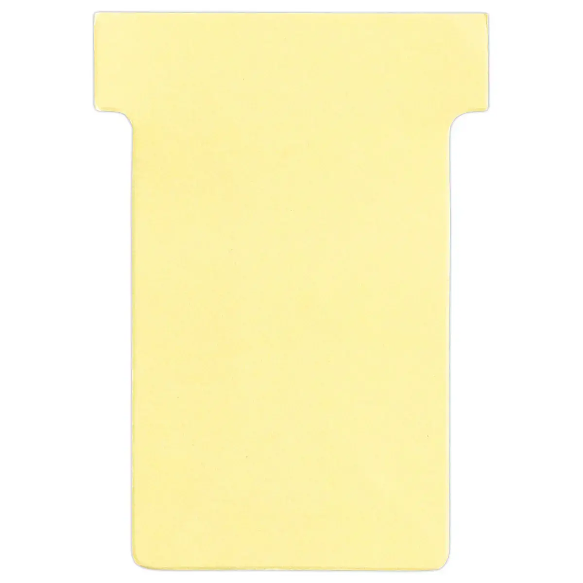 100 Fiches T pour planning - Taille 2 - Beige - Nobo 