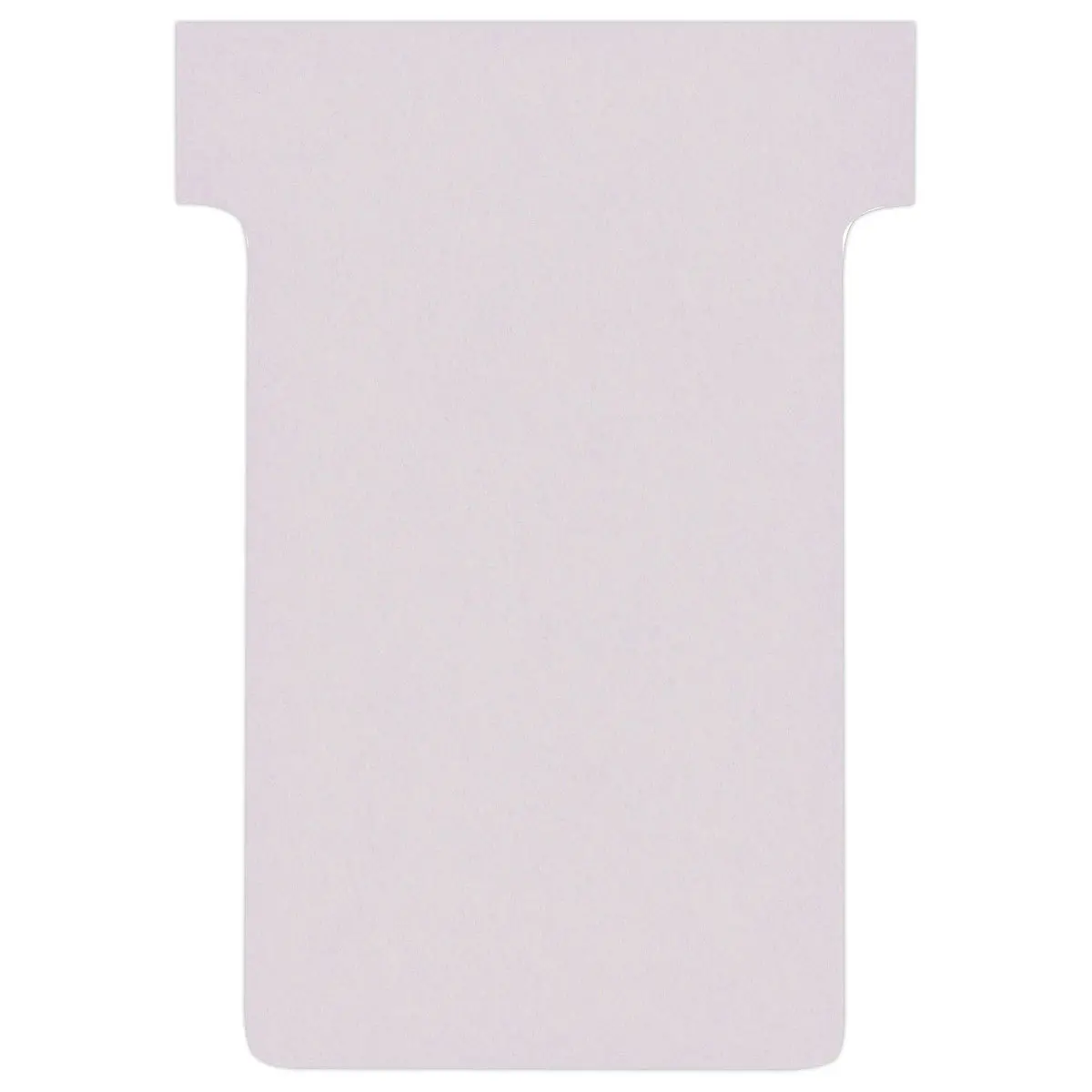 100 Fiches T pour planning - Taille 2 - Violet - Nobo 