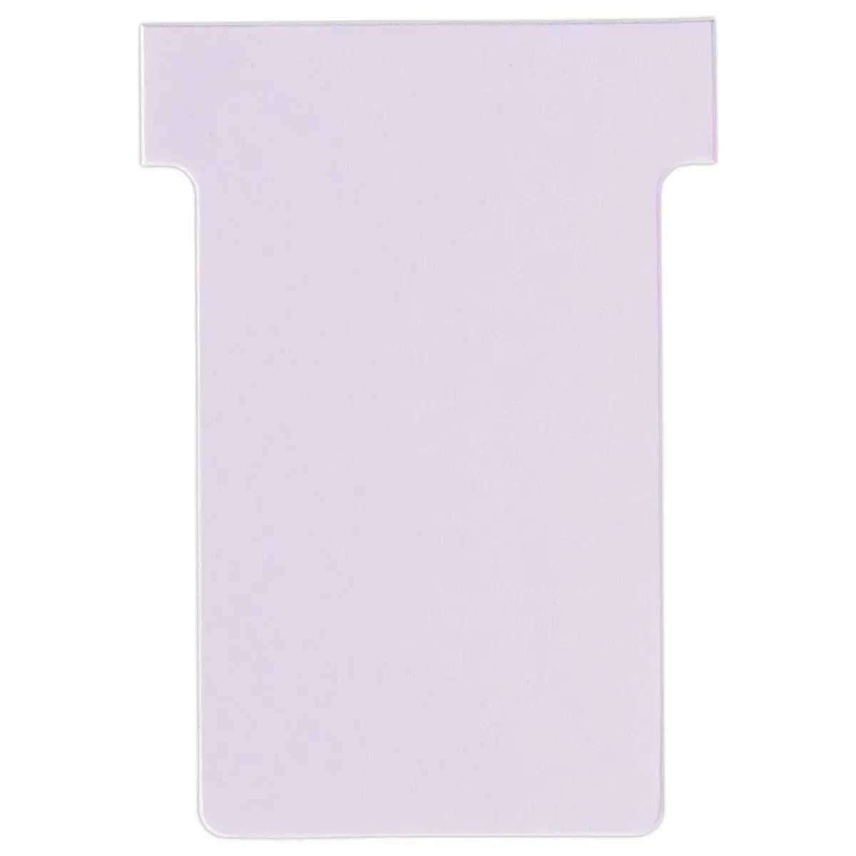 100 Fiches T pour planning - Taille 2 - Violet - Nobo 