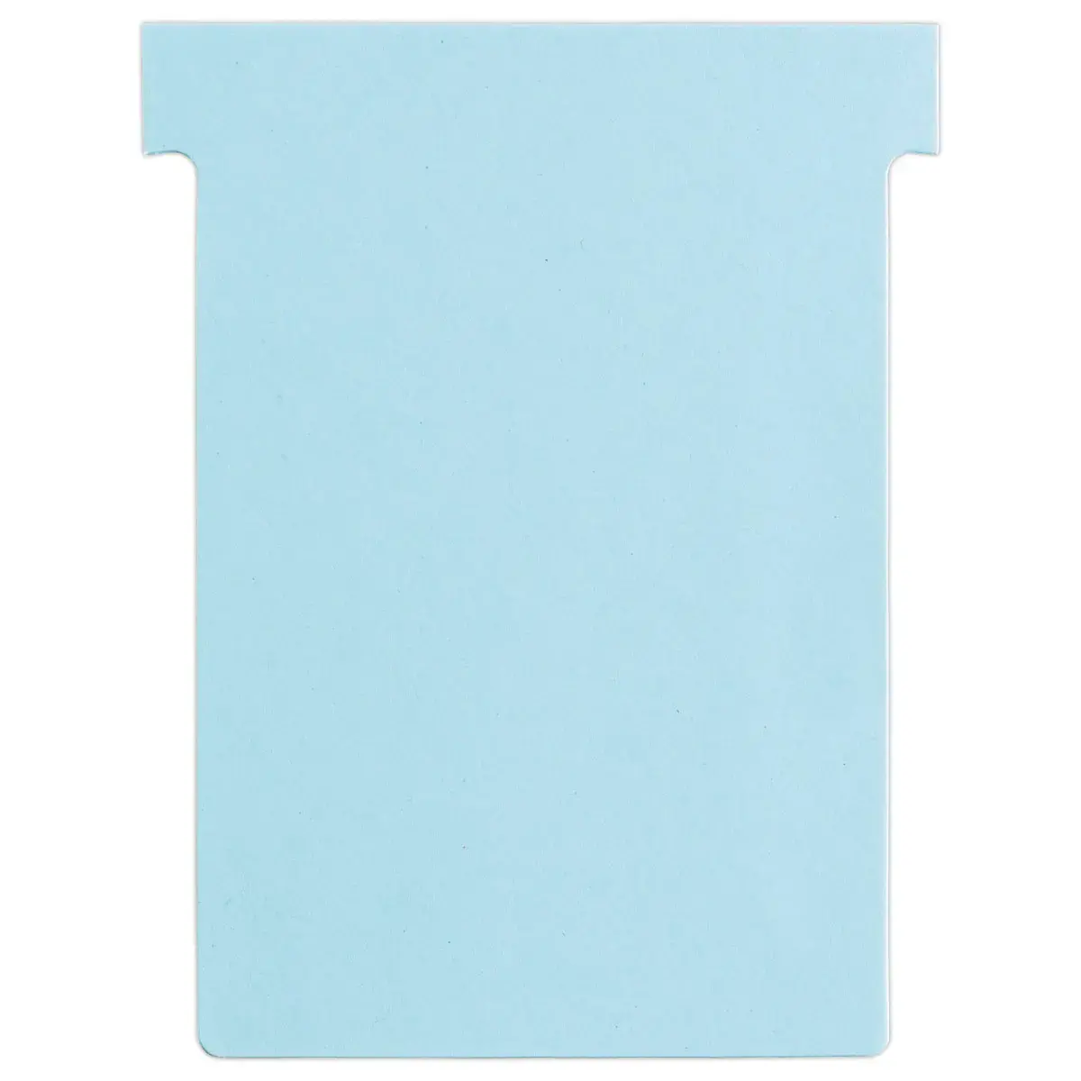 100 Fiches T pour planning - Taille 3 - Bleu clair - Nobo