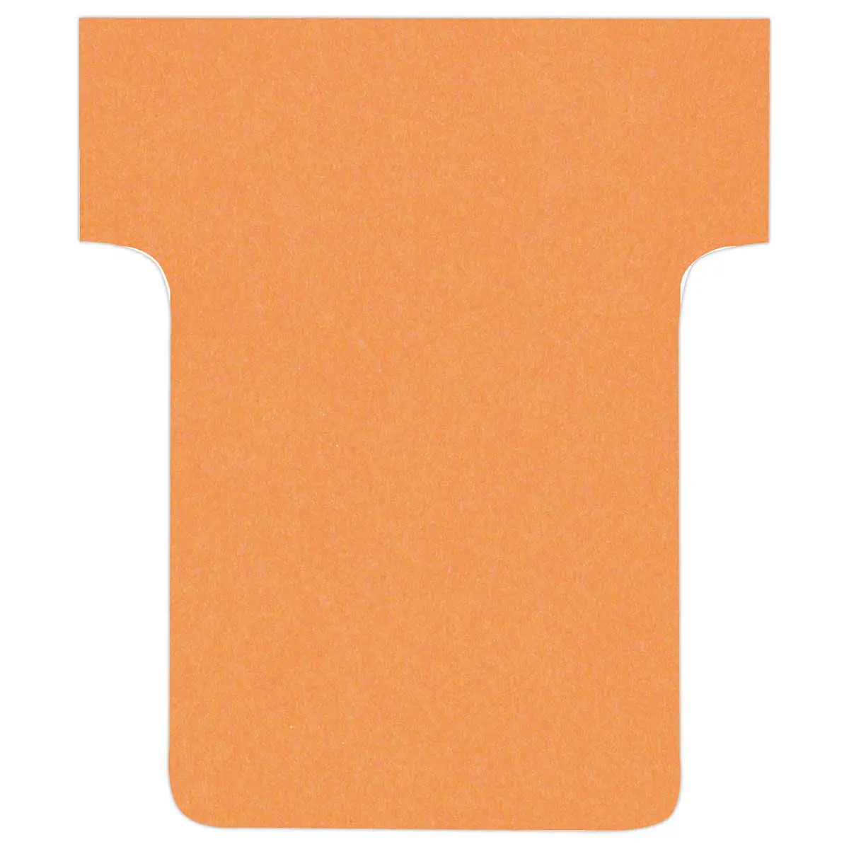 100 Fiches T pour planning - Taille 1,5 - Orange - Nobo