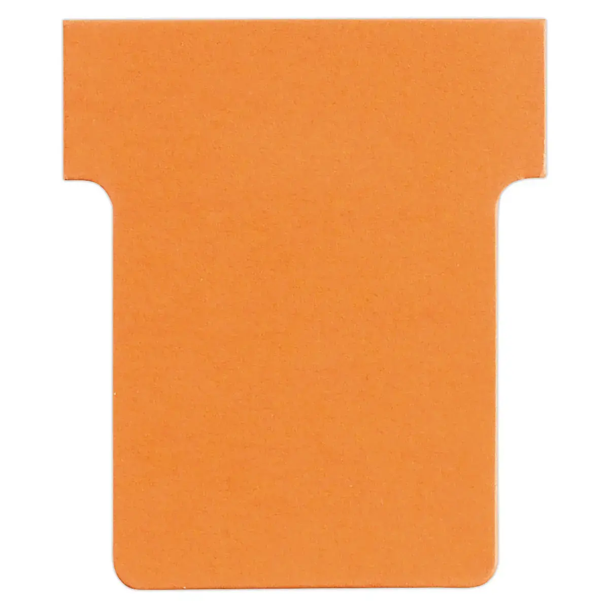 100 Fiches T pour planning - Taille 1,5 - Orange - Nobo