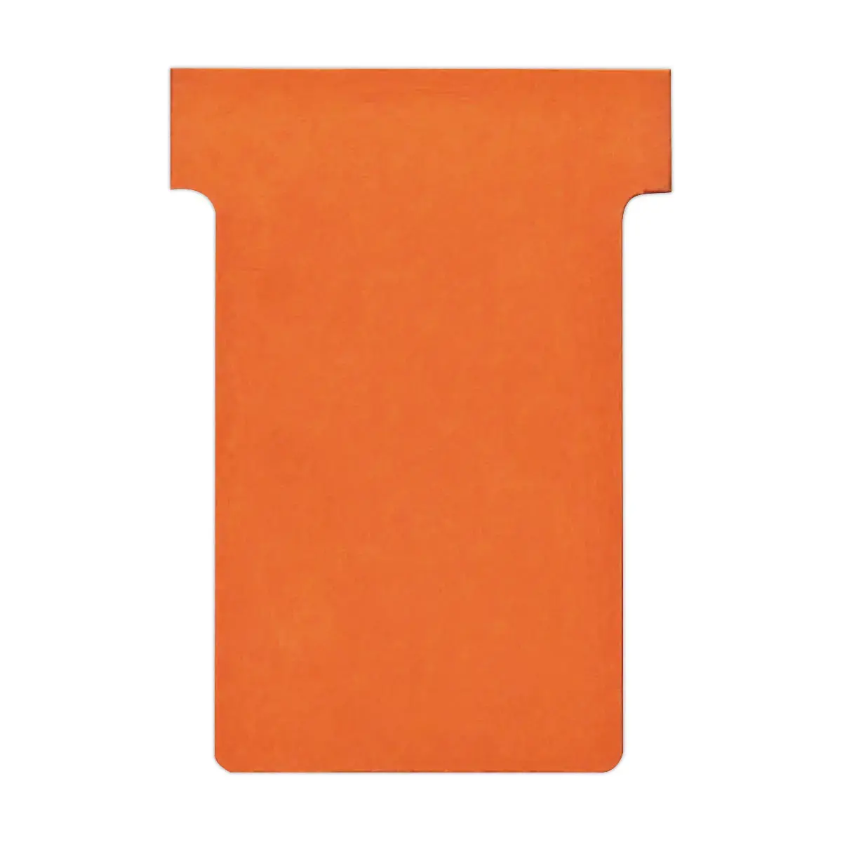 100 Fiches T pour planning - Taille 1,5 - Orange - Nobo