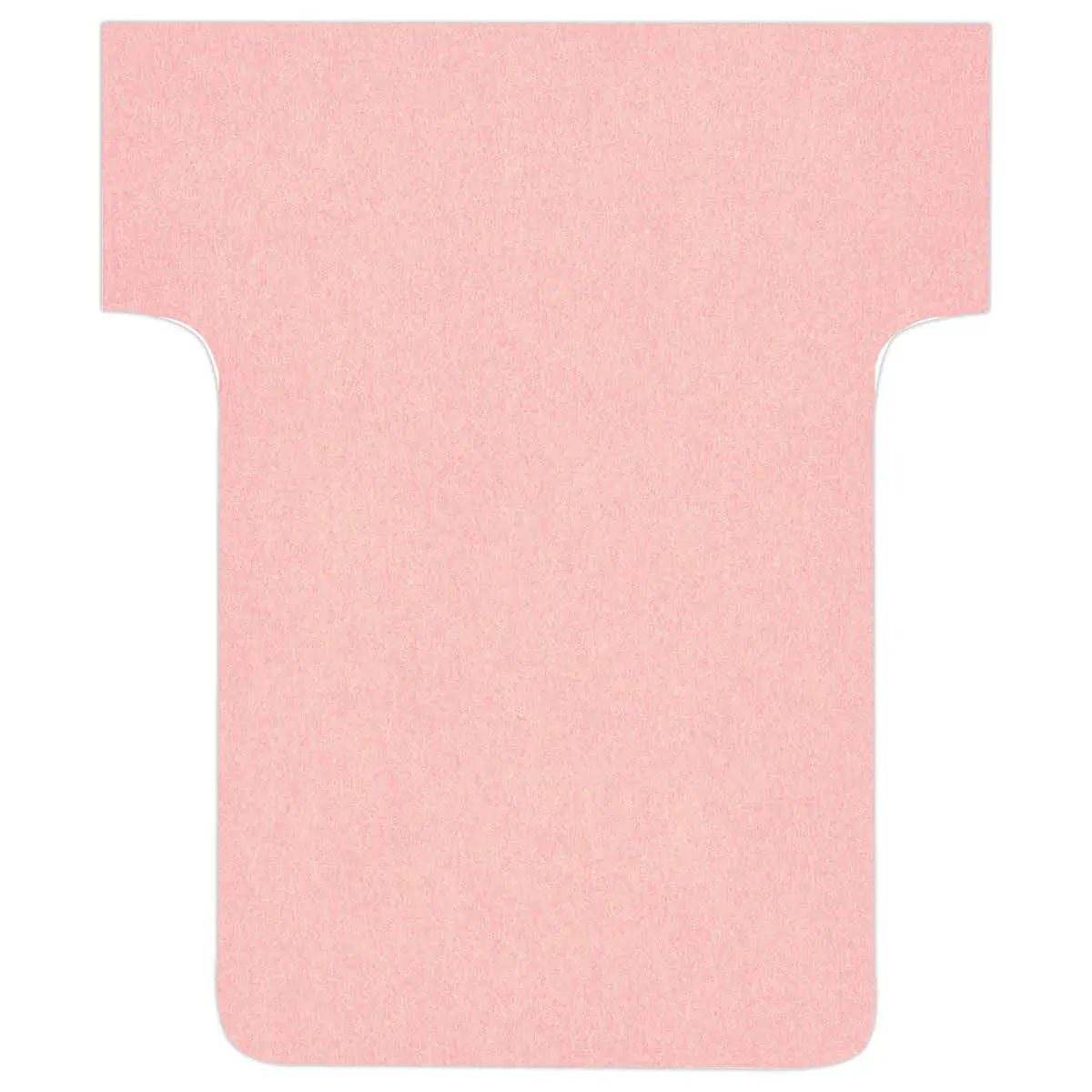 100 Fiches T pour planning - Taille 1,5 - Rose - Nobo 