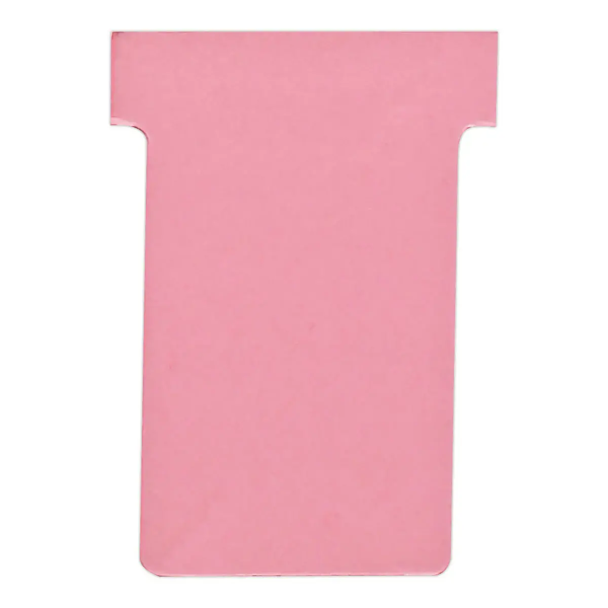 100 Fiches T pour planning - Taille 1,5 - Rose - Nobo 