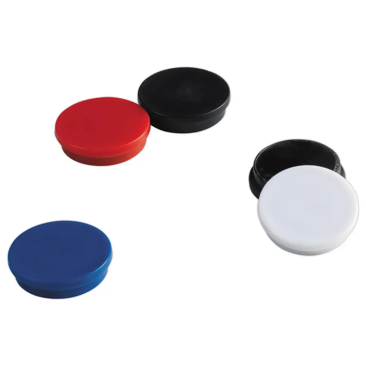 5 Aimants de bureau ronds 27 mm