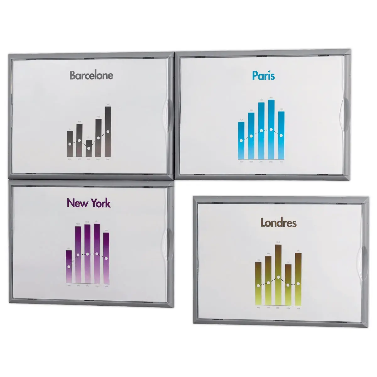 4 Porte-affiches Cadr'info - A4 - PAPERFLOW 