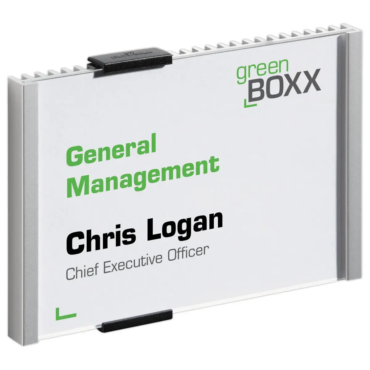 Plaque de porte personnalisable Infosign – A6 – Durable