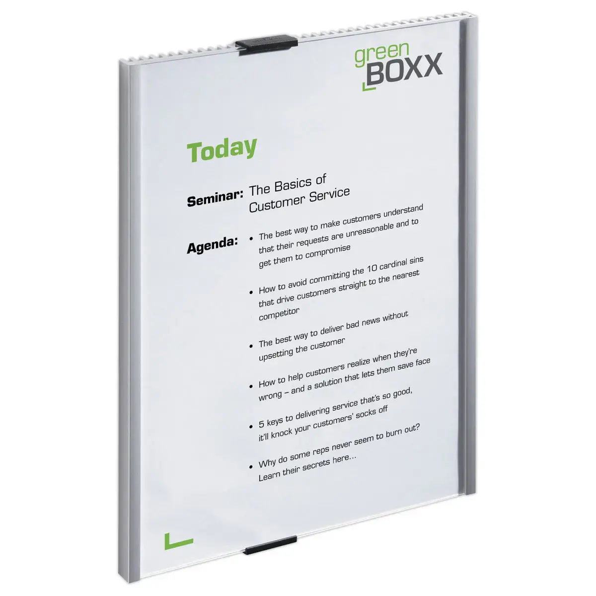 Plaque de porte personnalisable Infosign - A4 - DURABLE 