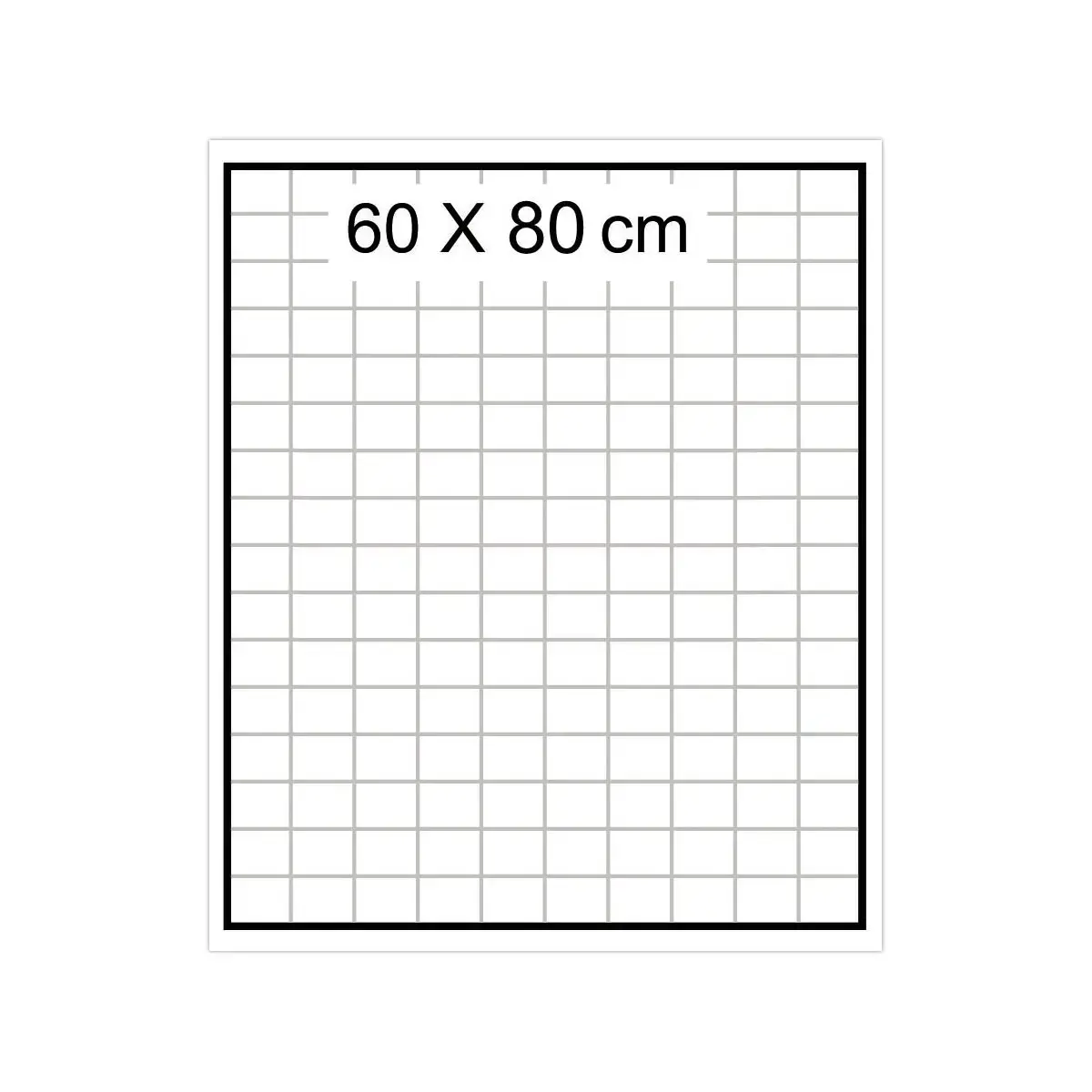 Rouleau 25 feuilles électrostatiques Magic Chart - Quadrillage - 60 x 80 cm - LEGAMASTER