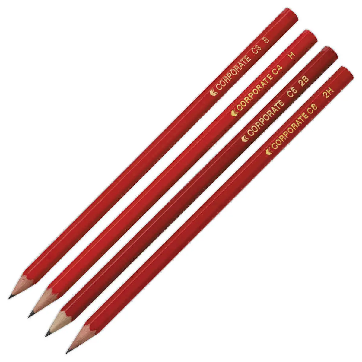 12 Crayons à papier têtes coupées - HB