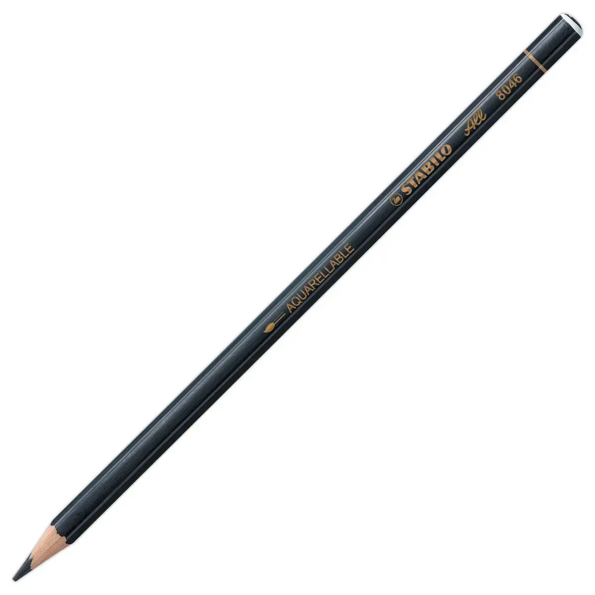 12 Crayons effaçables à sec All - Noir - STABILO