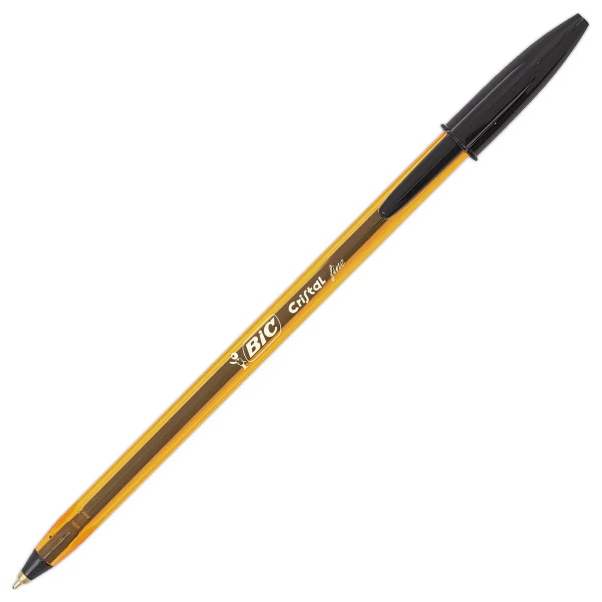 Stylo bille Cristal Fine - Noir - BIC