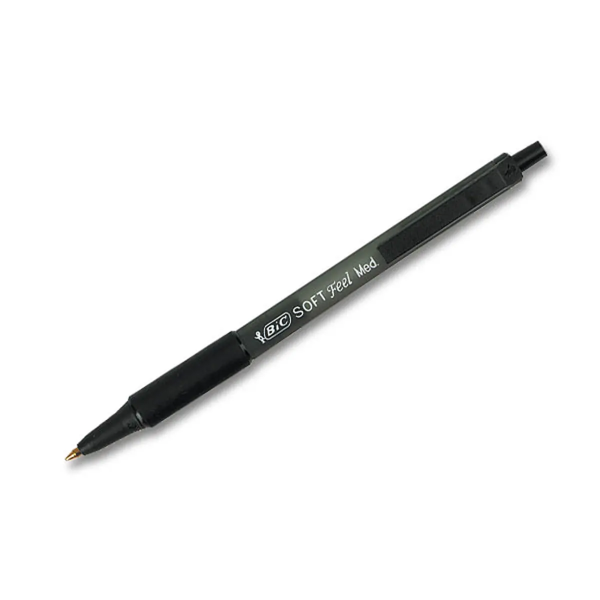 Stylo-bille r&eacute;tractable Soft Feel - Noir - BIC 