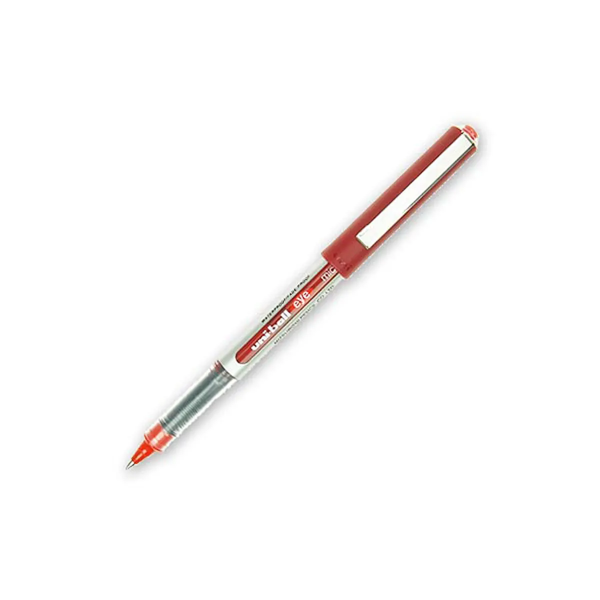 Stylo roller pointe métal eye 150 - Écriture fine - Rouge - UNI-BALL