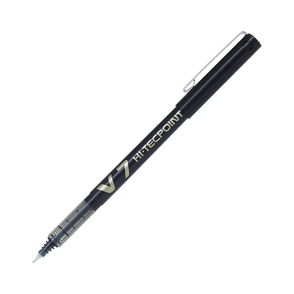 Stylo roller pointe aiguille Hi-Tecpoint V7 - Noir - PILOT