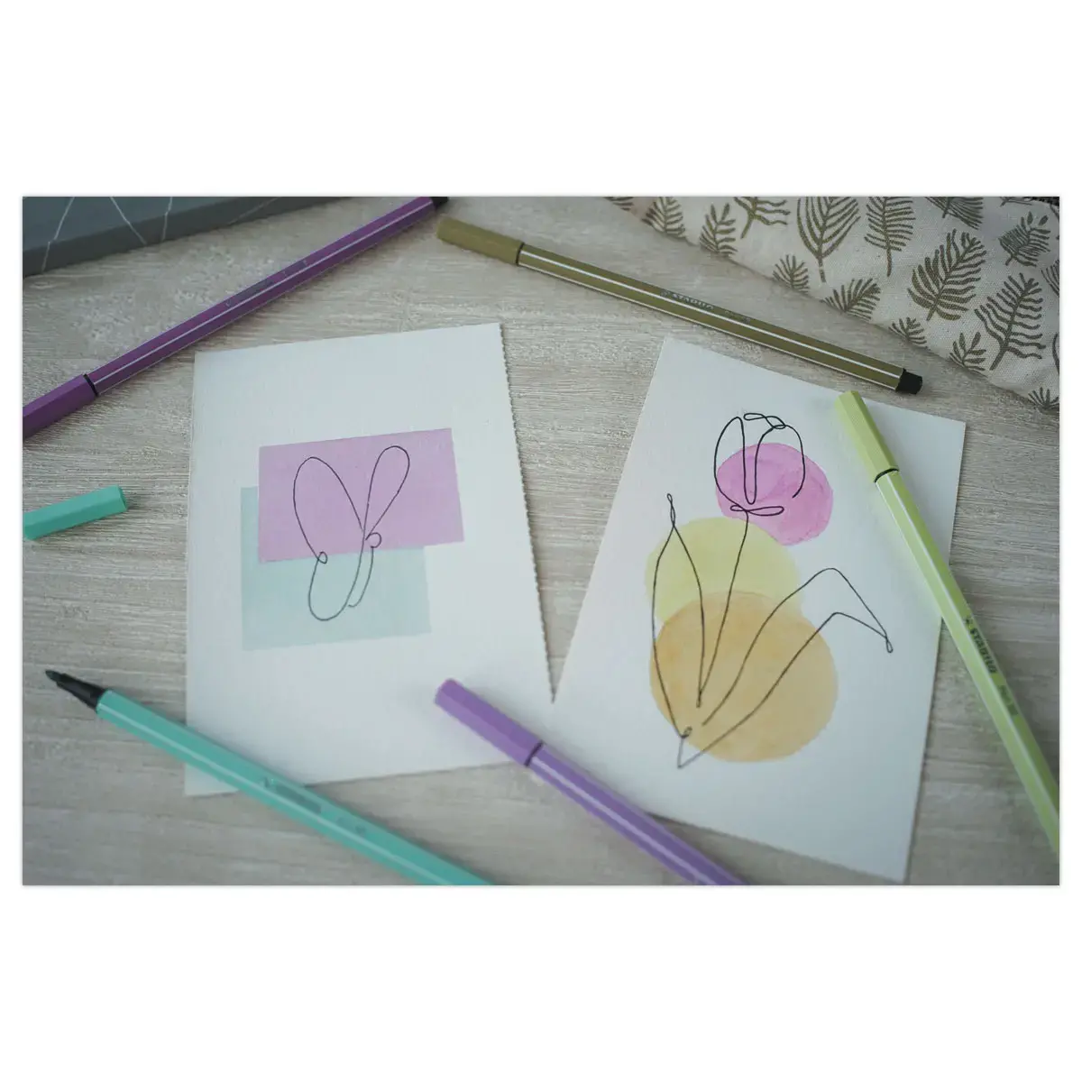 20 Feutres de coloriage Pen 68 - Pointe moyenne - Etui ColorParade - STABILO + 1 pochette de 3 feutres Boss mini offerte