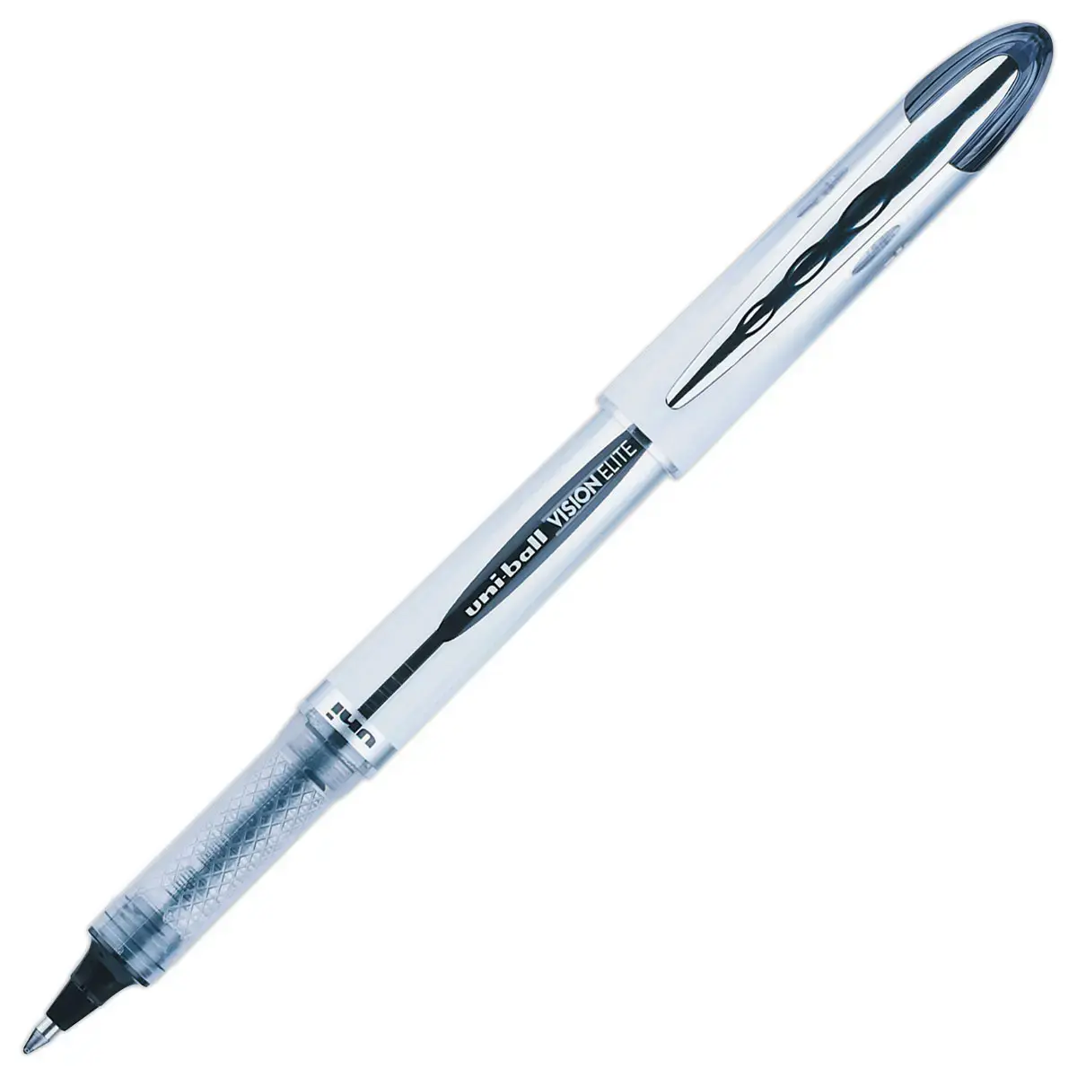 Stylo roller rechargeable Elite - Ecriture moyenne - Noir - UNI BALL