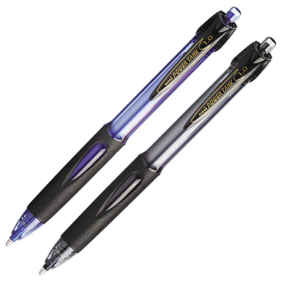 Stylo bille Power Tank Rétractable - Rechargeable - Bleu - UNI-BALL