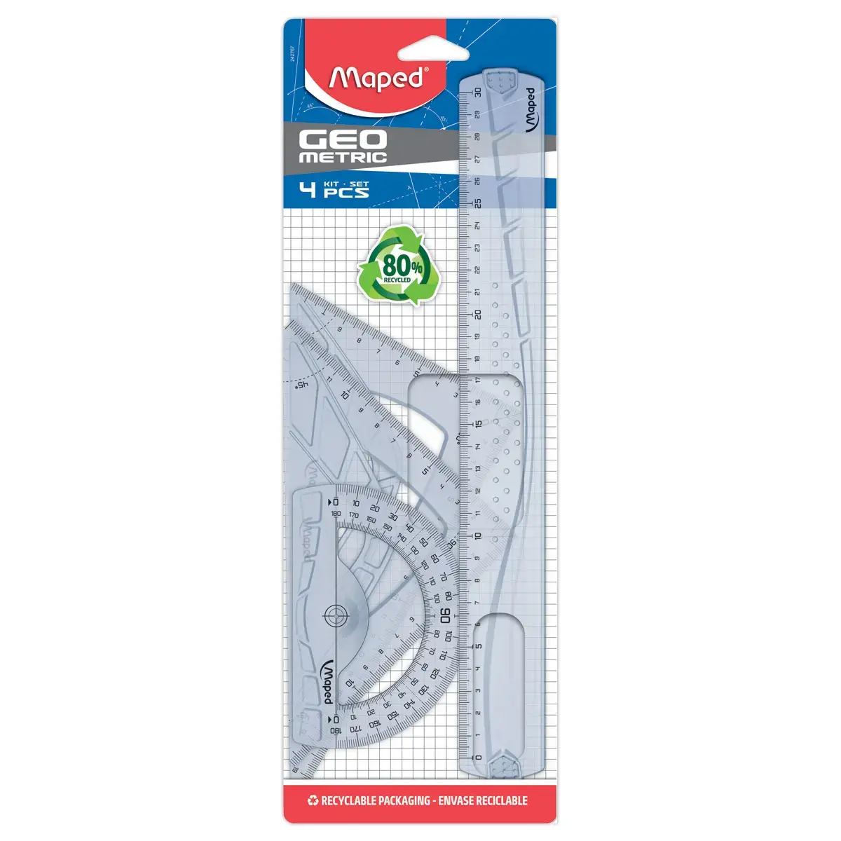 Kit de traçage 4 pièces - Maped