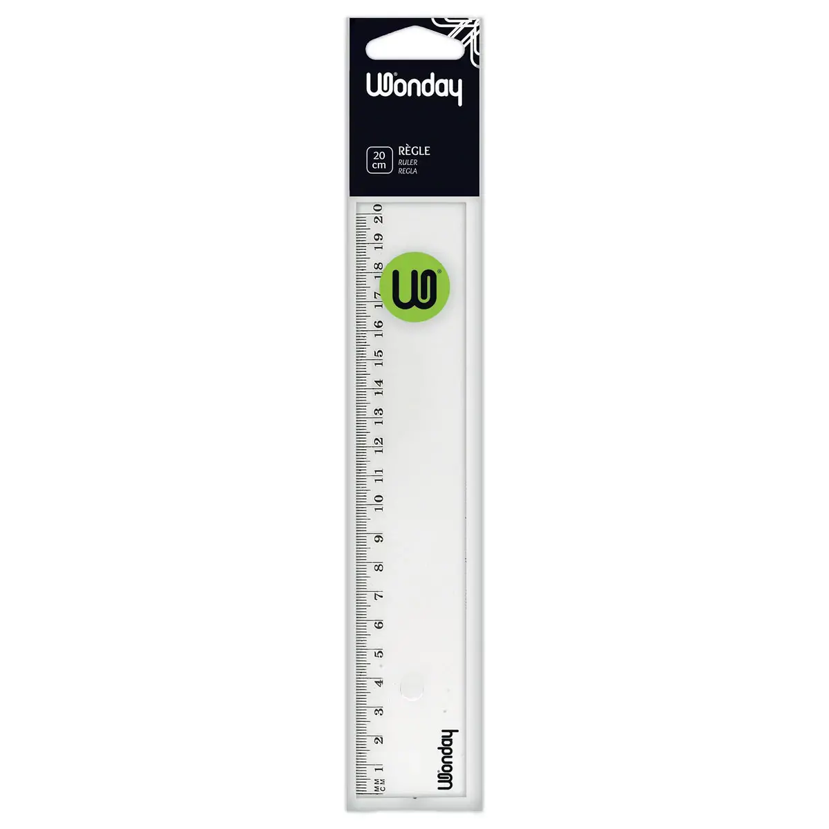 Règle de bureau – 20 cm – WONDAY