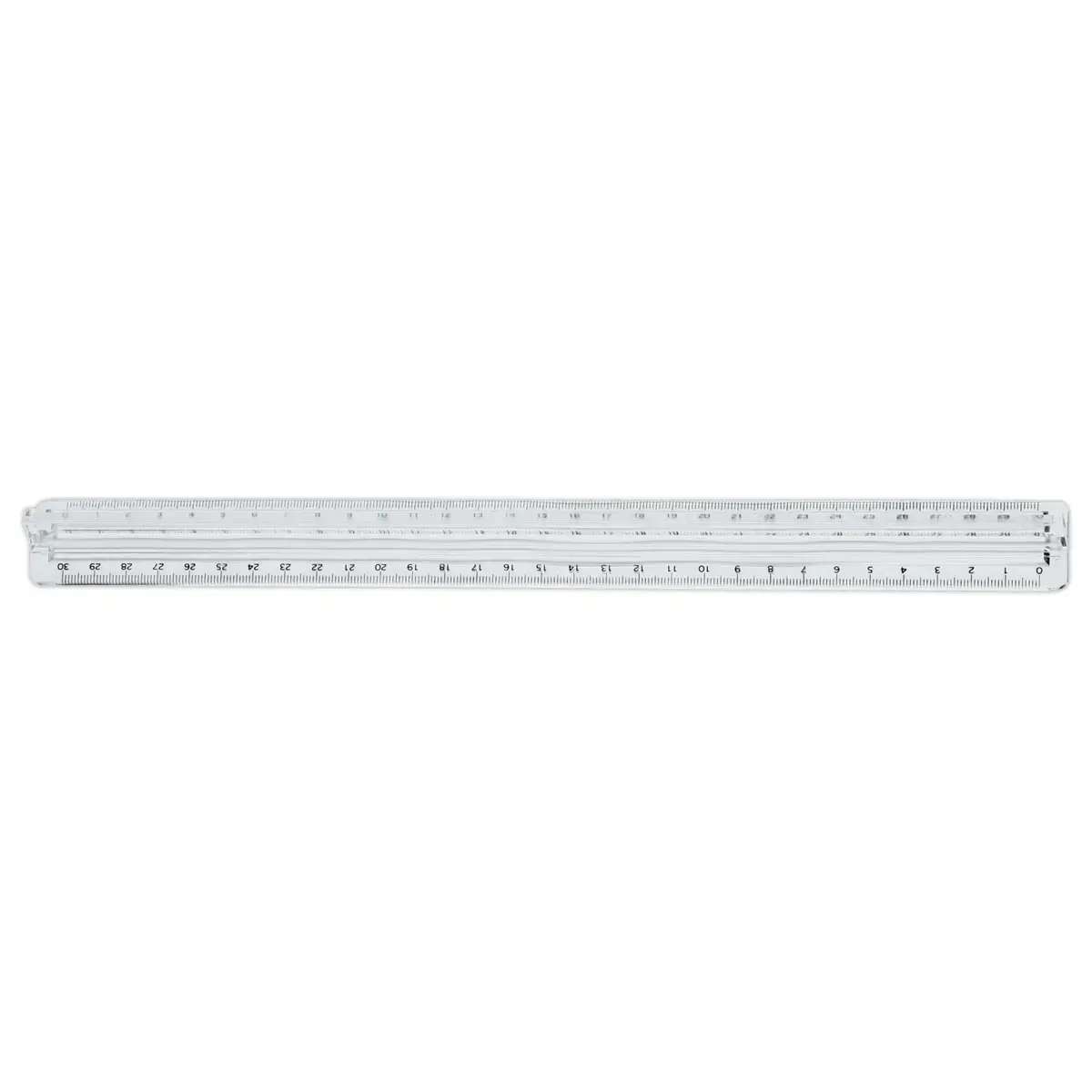 Règle de traçage double 30 cm