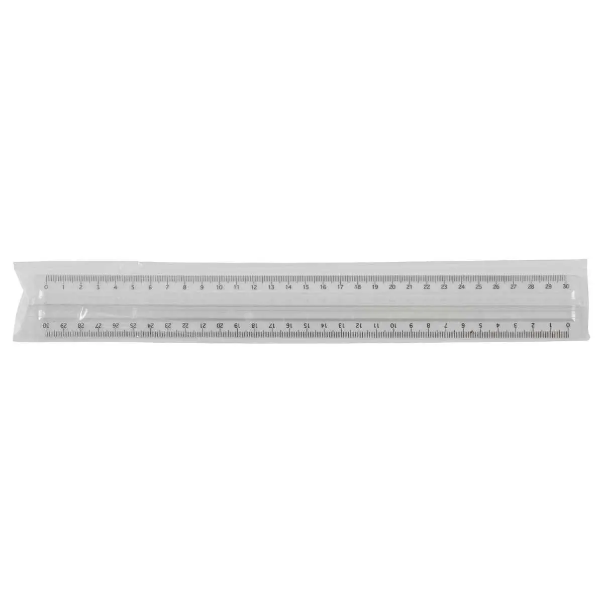 Règle de traçage double 30 cm