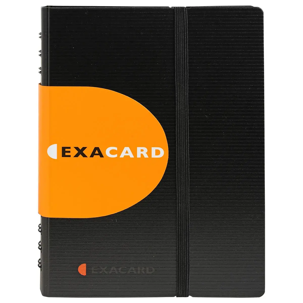 Porte-cartes de visite Exacard - Capacité 120 cartes - Noir - EXACOMPTA