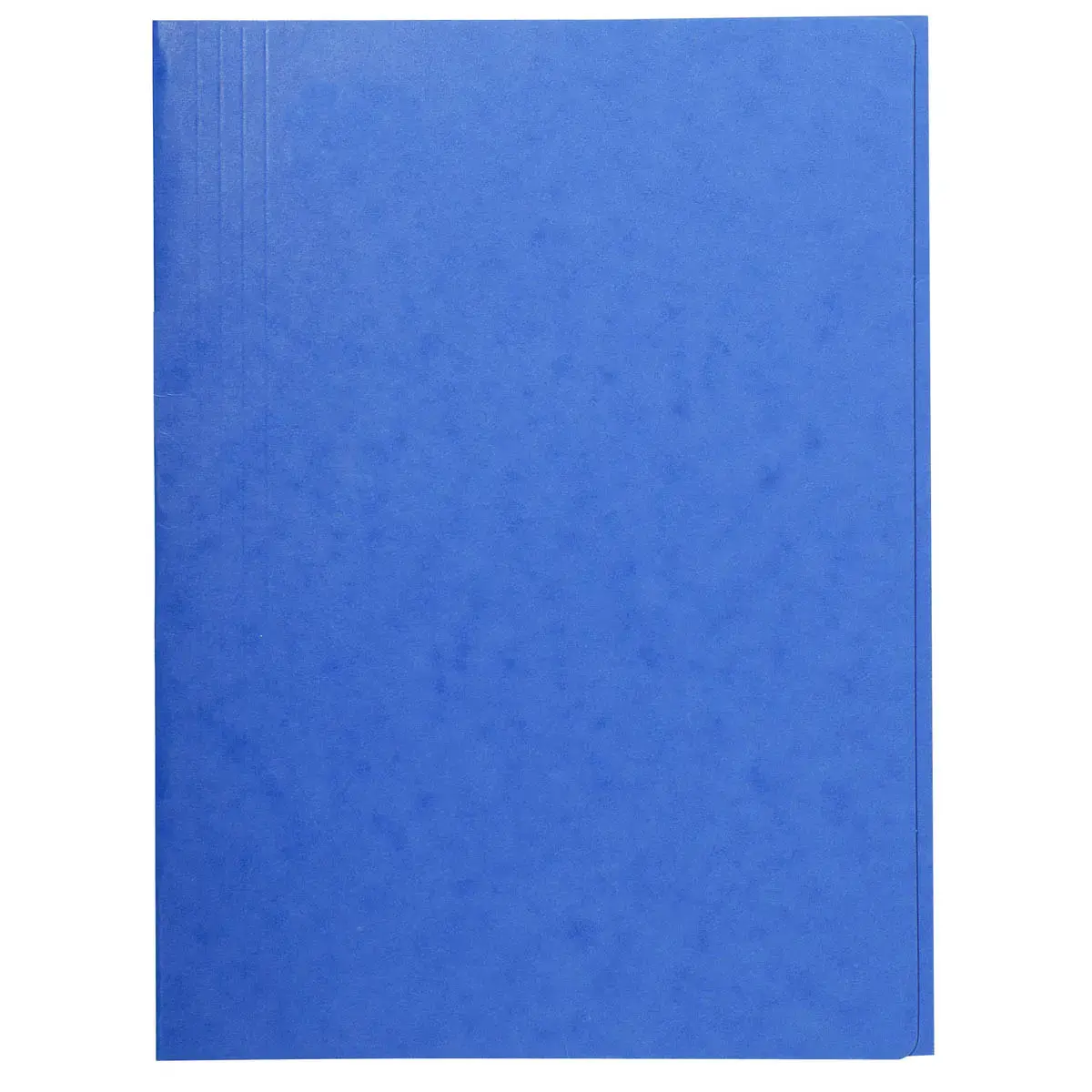 Chemise carte 3 rabats sans &eacute;lastique - bleu - EXACOMPTA 