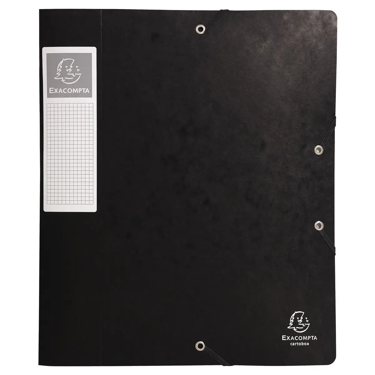 Boîte de classement Cartobox - Dos 6 cm - Noir - EXACOMPTA