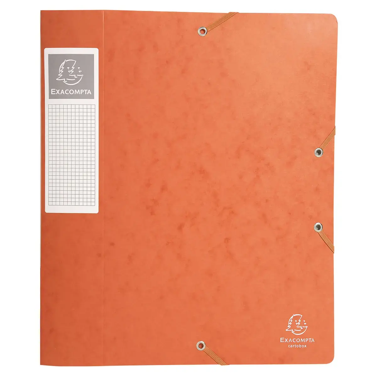 Boîte de classement Cartobox - Dos 6 cm - Orange - EXACOMPTA