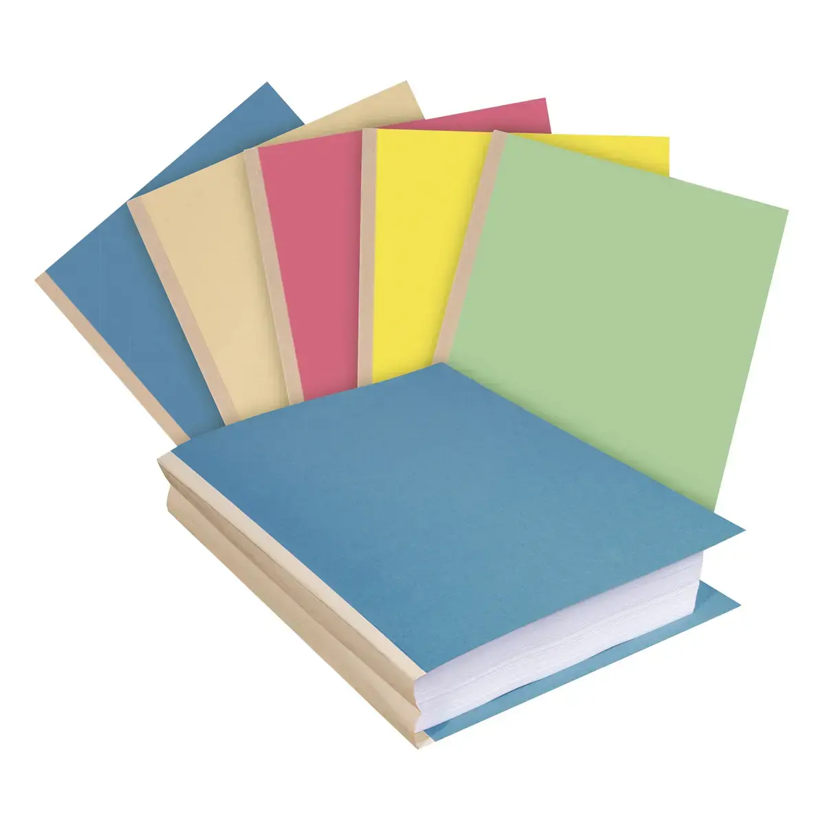 25 Chemises dos toilé Forever 320g - 24 x 32 cm - Assortis - EXACOMPTA