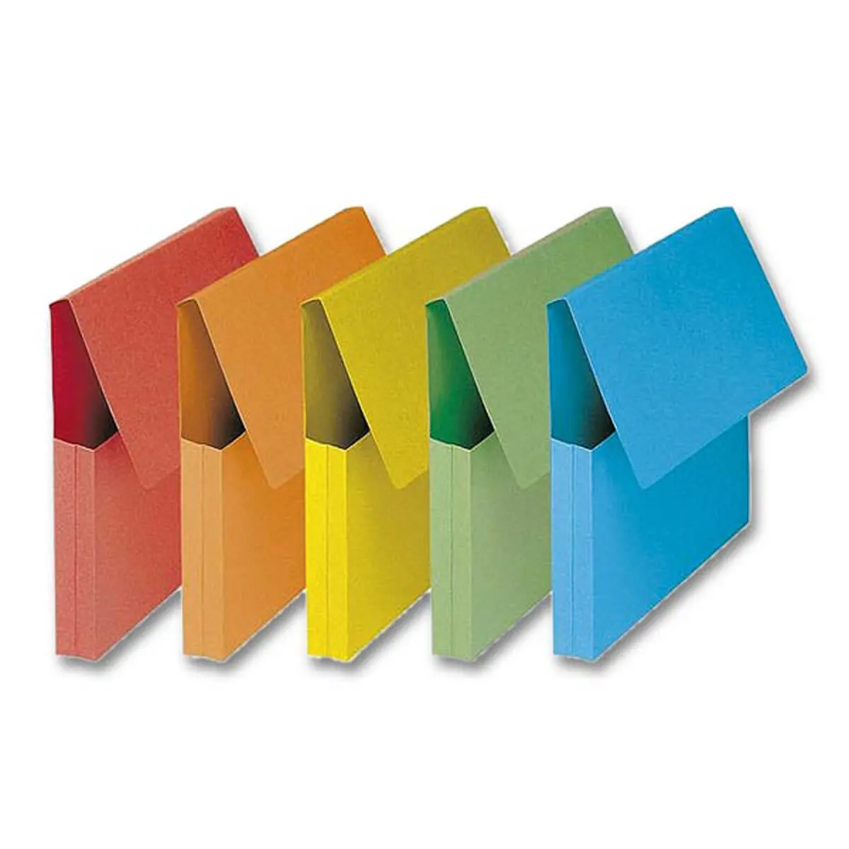 10 Chemises pochettes couleurs vives assortis - Oxford