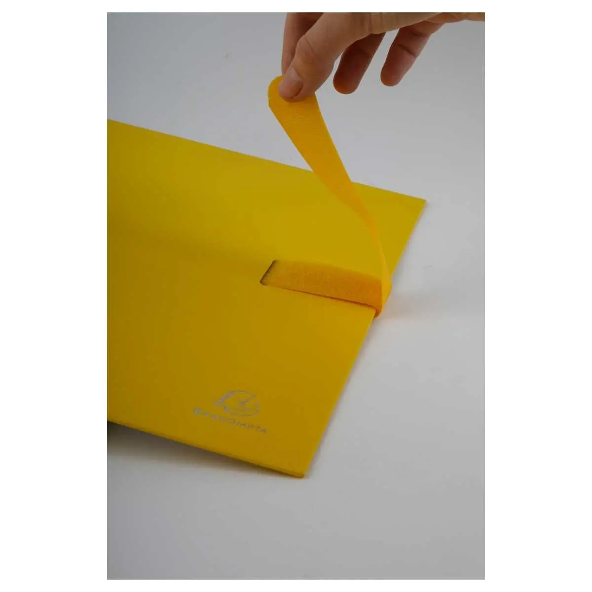 Chemise extensible à sangle velcro - Jaune - EXACOMPTA