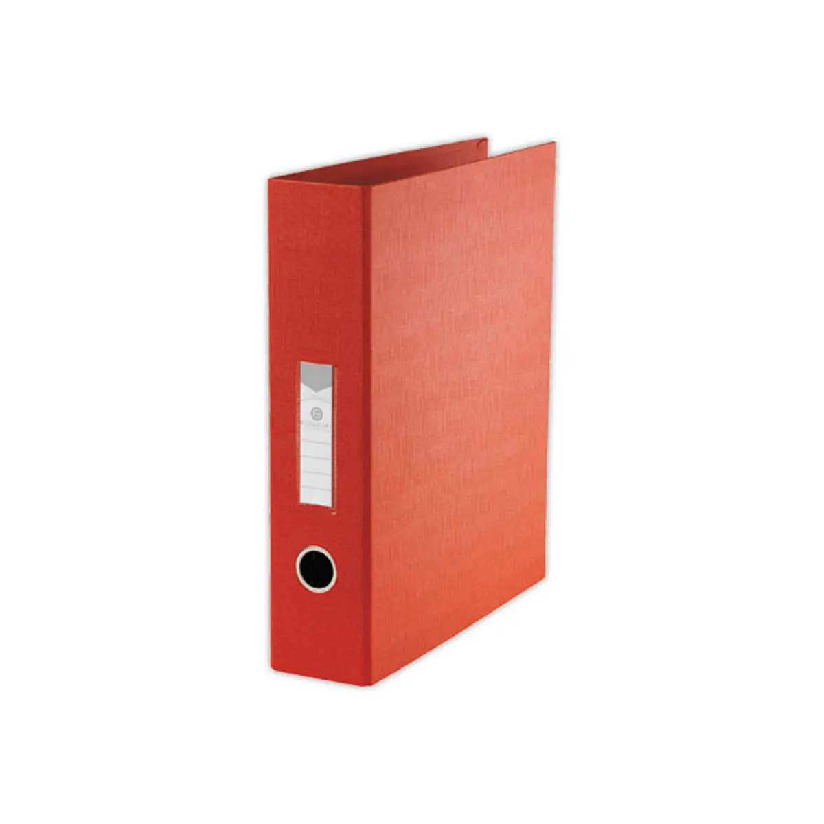 Classeur en PVC rouge anneaux en D - Dos 8cm - Anneaux Ø50mm - FIDUCIAL