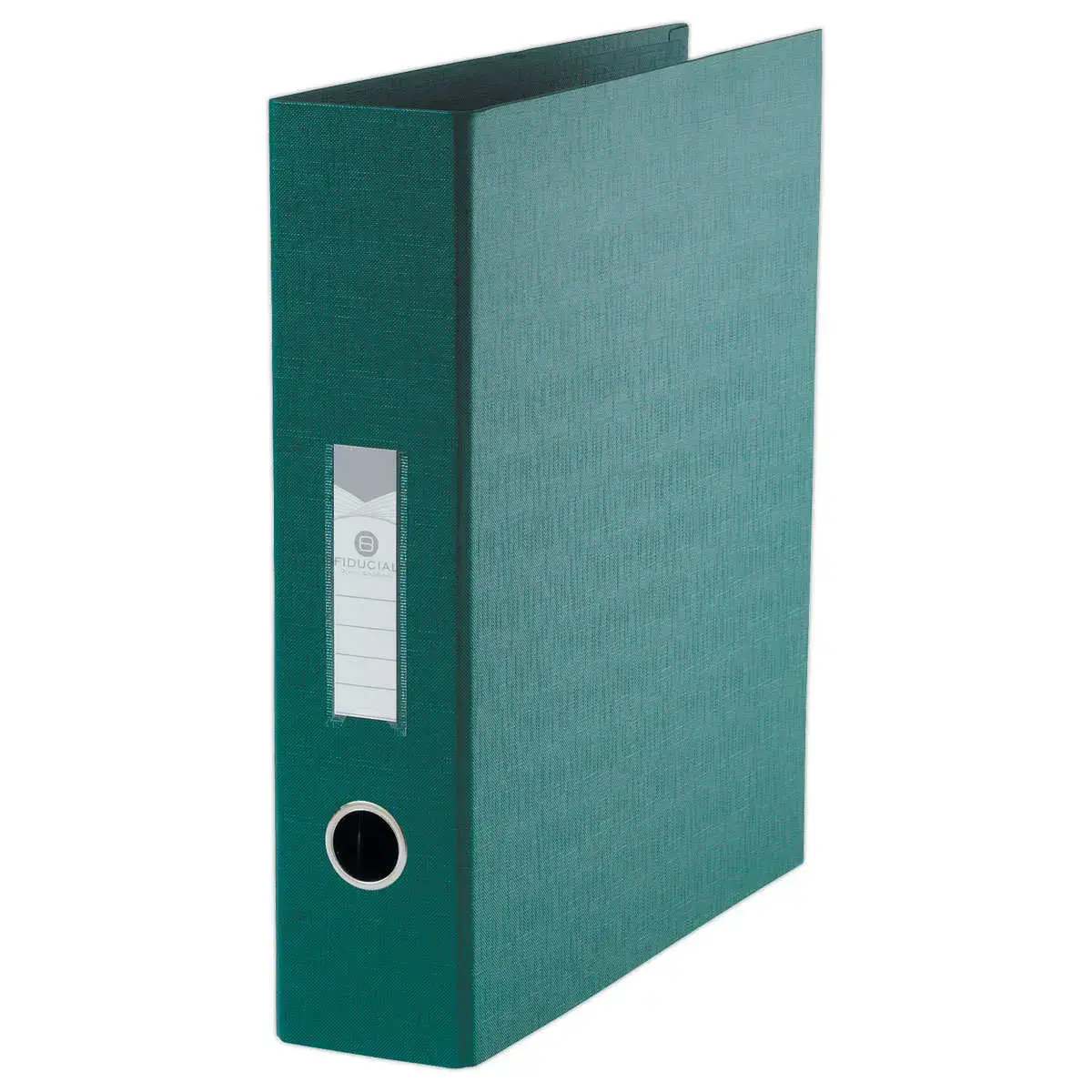 Classeur en PVC vert anneaux en D - Dos 8cm - Anneaux Ø50mm - FIDUCIAL
