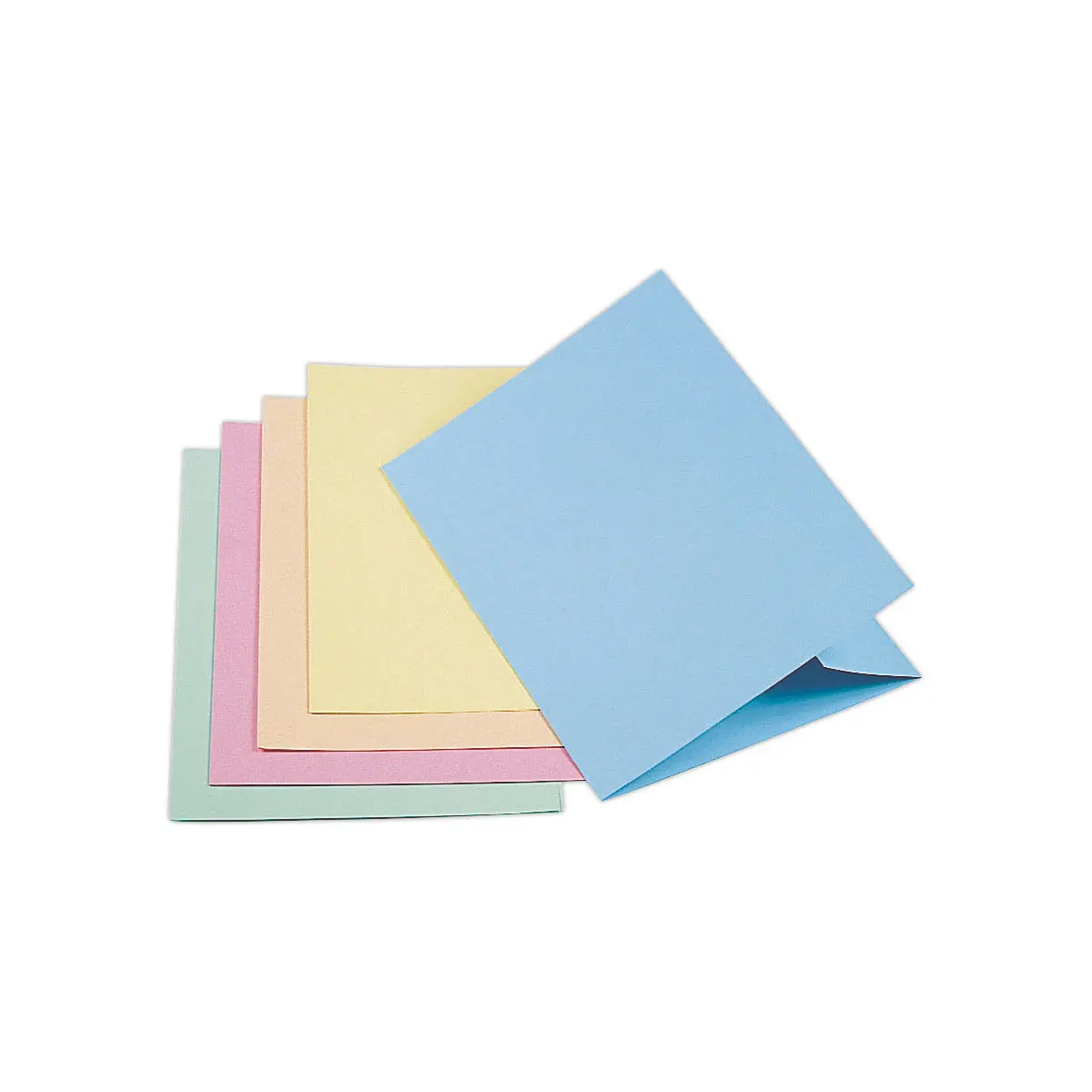 50 Chemises à rabat latéral 210 g - Pastel assortis - EXACOMPTA