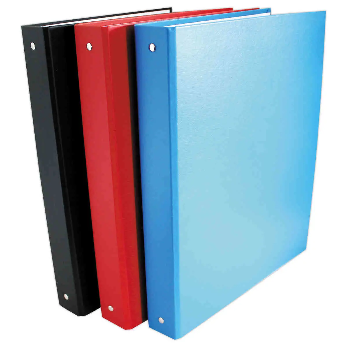 Classeur bleu plastifié et coloré économique