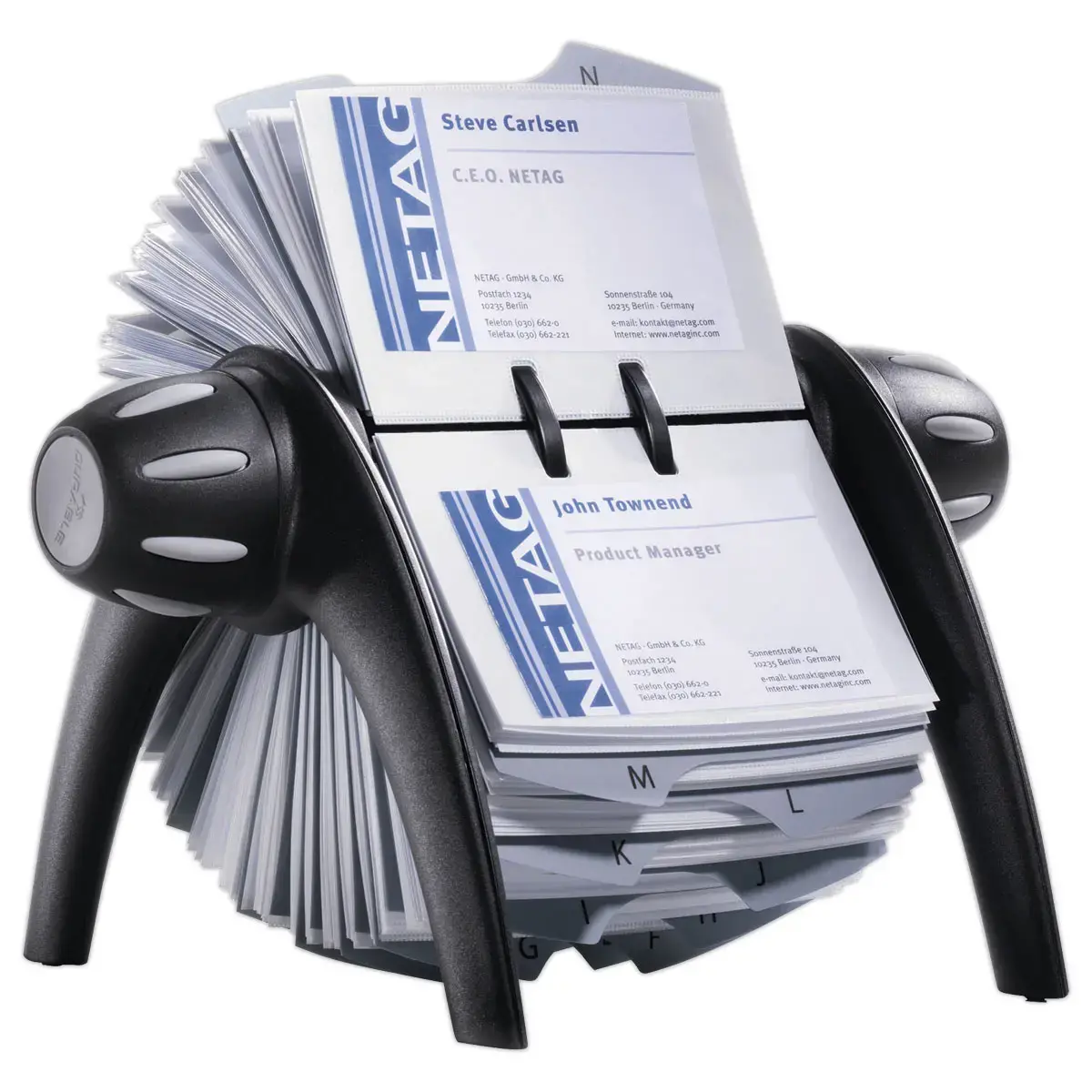 Fichier répertoire rotatif Visifix Flip DURABLE - Capacité 560 cartes
