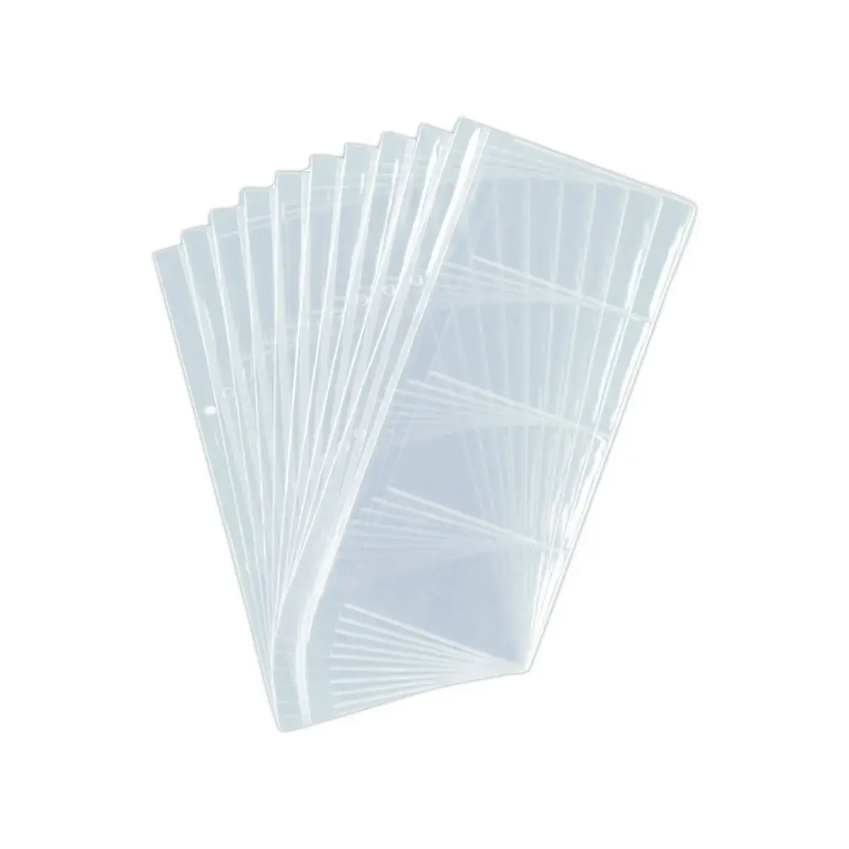 10 Pochettes cartes de visite pour classeur DURABLE Visifix petit format