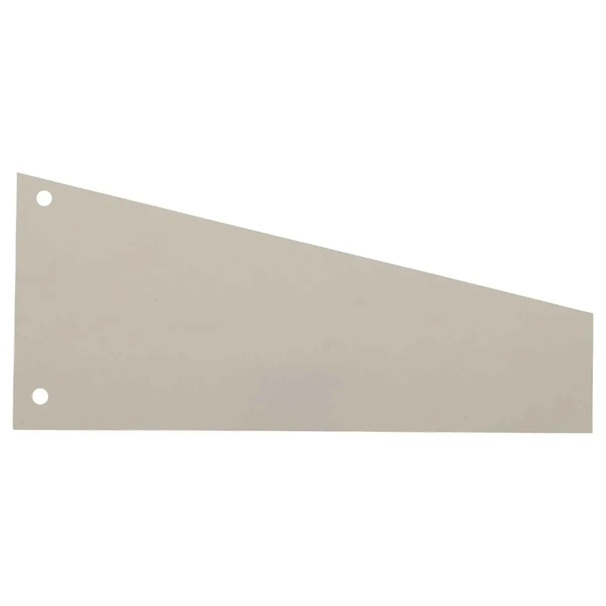 100 intercalaires carte format Trapèze - Economique - Beige