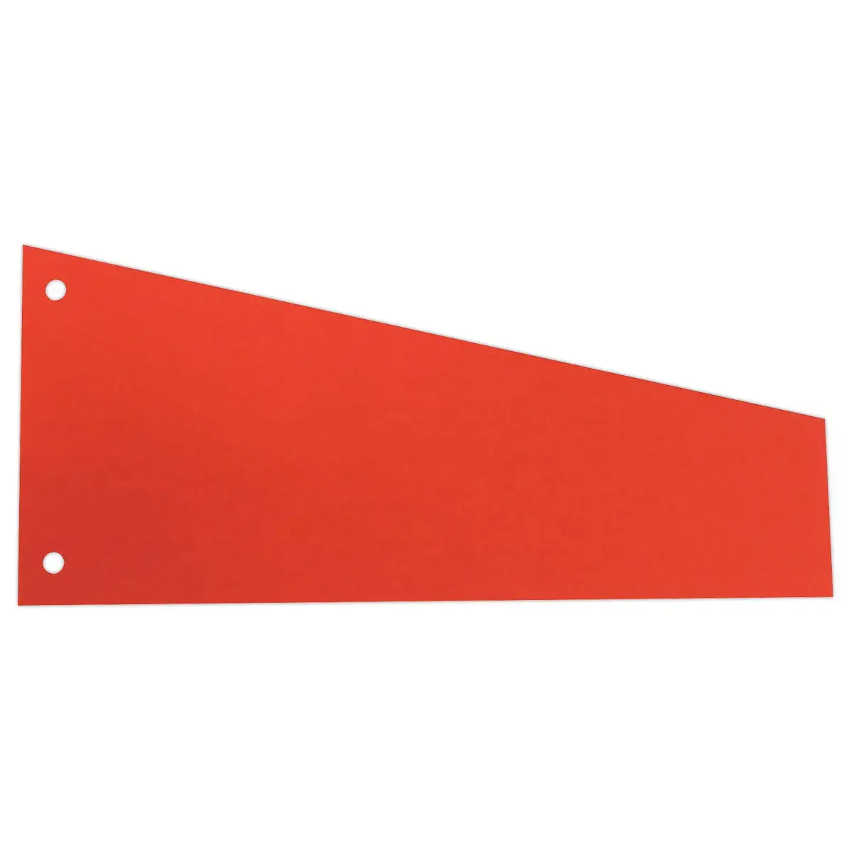 100 intercalaires carte format Trapèze - Economique - Rouge - SOCARPA