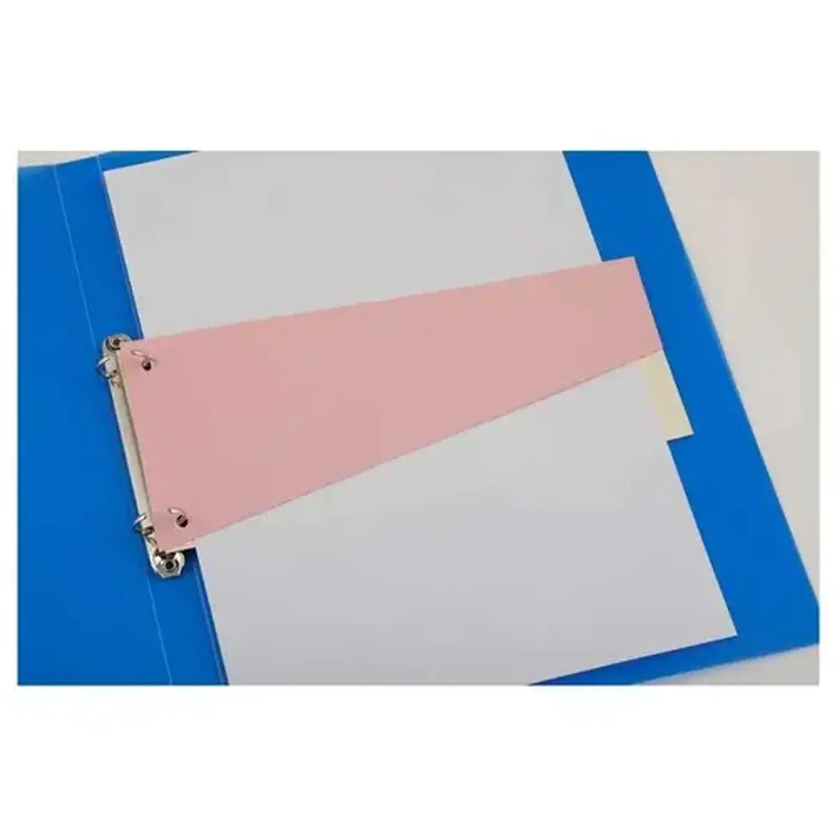 100 intercalaires carte format Trapèze - Economique - Rose