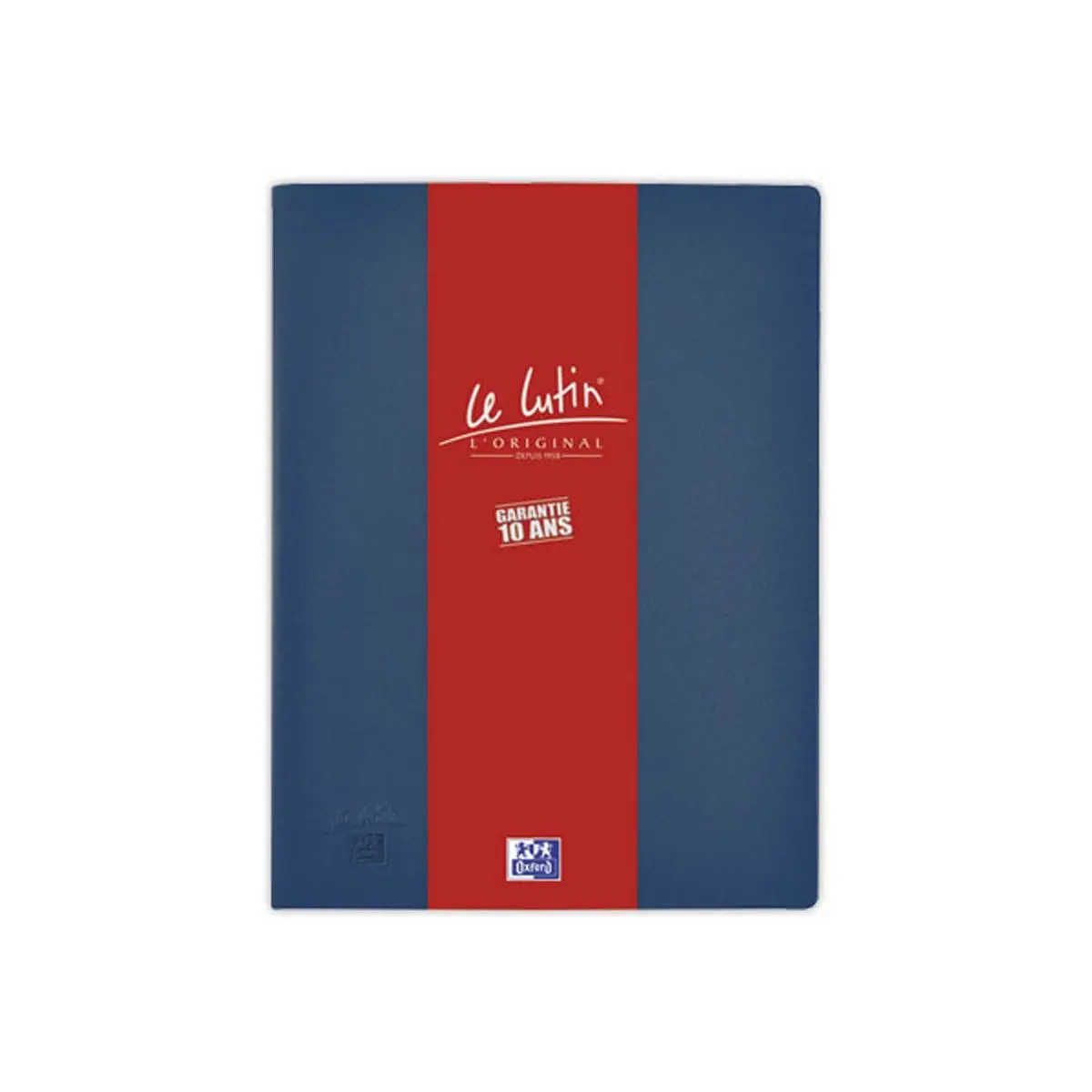 Protège-documents Le Lutin Classique A4 - 20 pochettes - Bleu - OXFORD