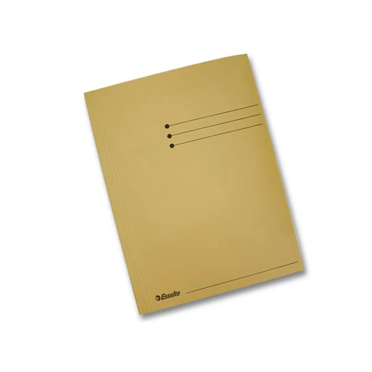50 Chemises 3 rabats carton 300 g - Format folio Beige - ESSELTE
