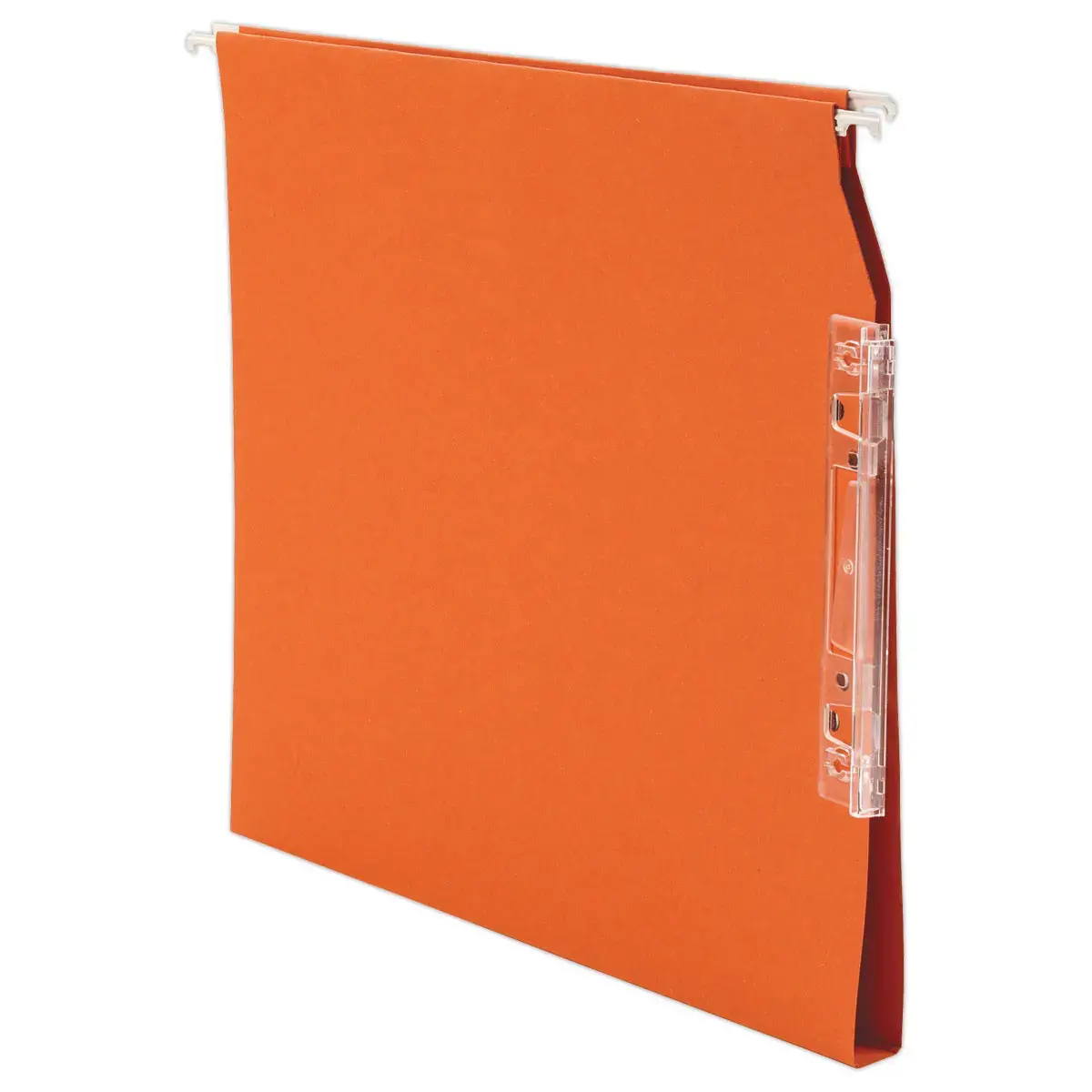 25 Dossiers suspendus pour armoire en kraft recyclé - Orange - 15 mm