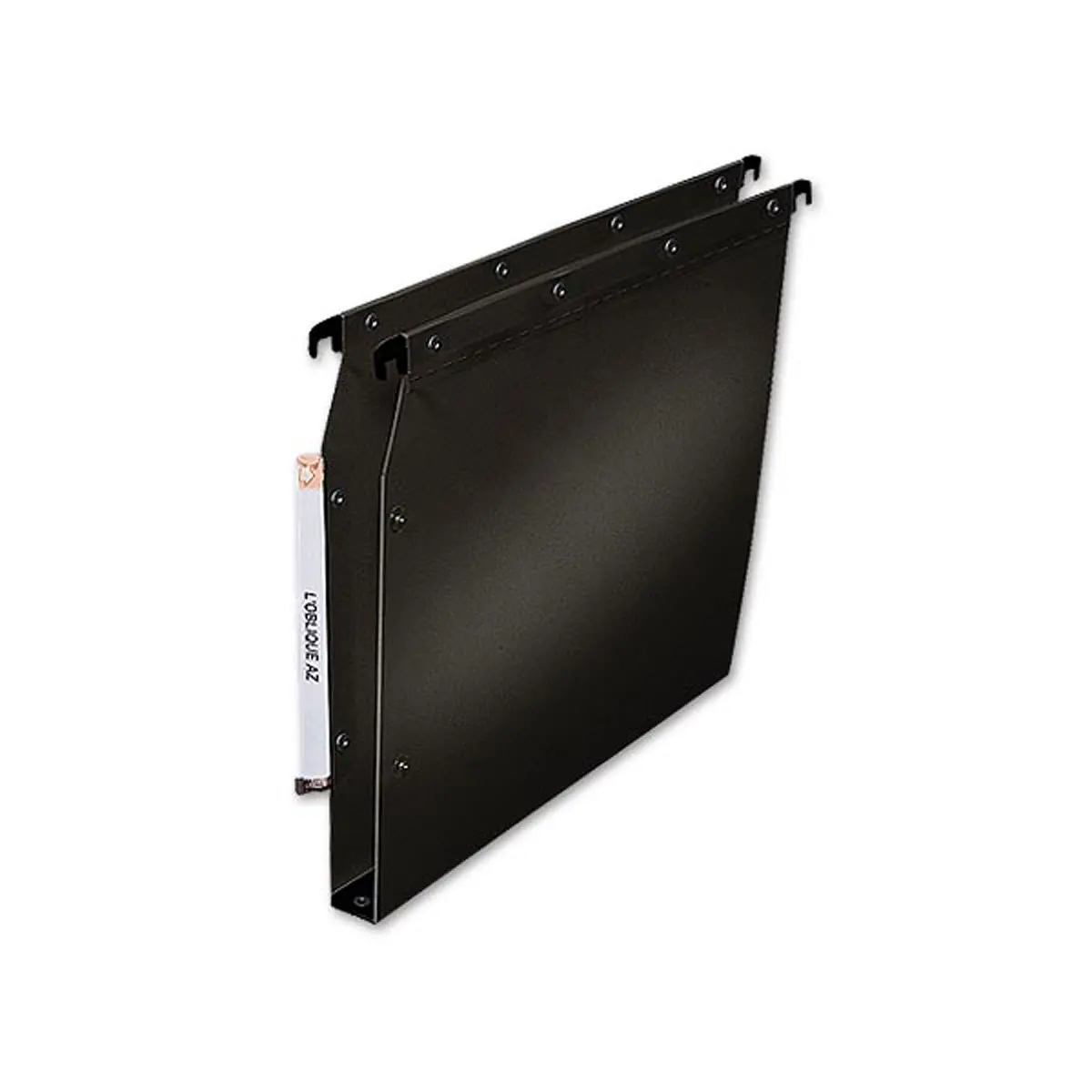10 Dossiers suspendus pour armoires - Fond 30 mm - Noir - ELBA