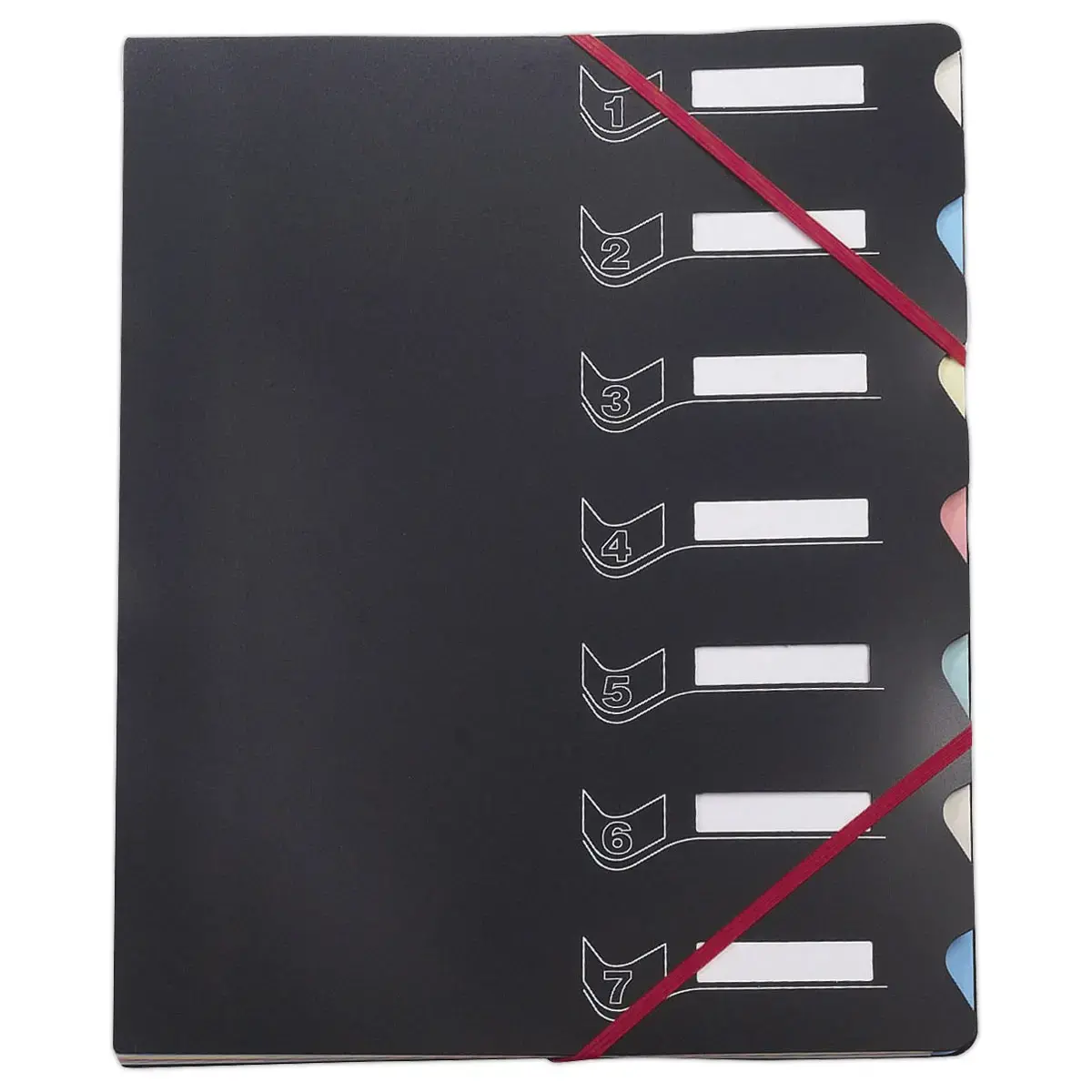 Trieur chemise bi-mati&egrave;re  - 7 compartiments - EXTENDOS 