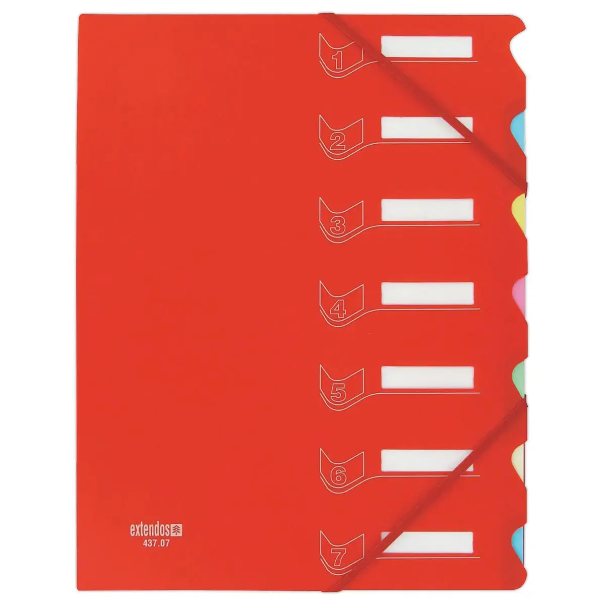 Trieur chemise bi-mati&egrave;re  - 7 compartiments - EXTENDOS 