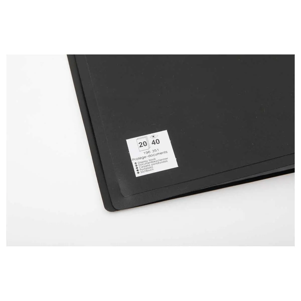 Protège-documents économique - A4 - 20 pochettes - Noir